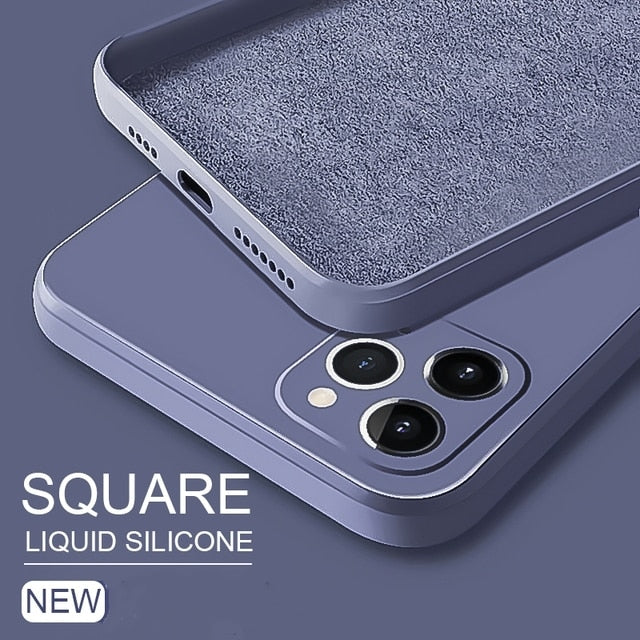 High Quality Liquid Silicone iPhone Case For Apple iPhone 13 12 11 Pro Max mini SE XR X XS