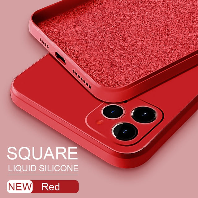 High Quality Liquid Silicone iPhone Case For Apple iPhone 13 12 11 Pro Max mini SE XR X XS