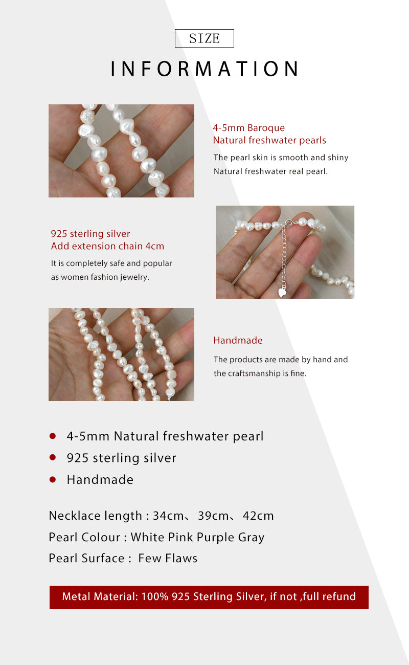 Natural Freshwater Pearl Necklace