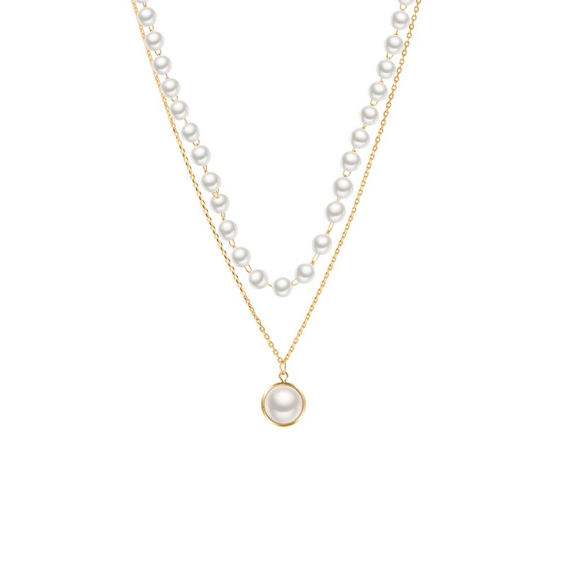 Korean Pendant Pearl Choker Necklace - Various Designs Fashion Statement Piece with Free Shipping