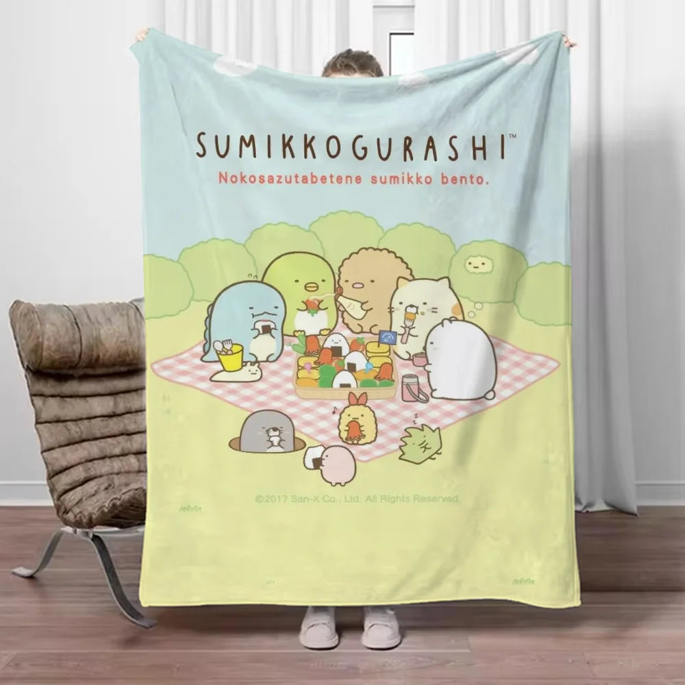 Sumikko Gurashi Versatile Throw: Blanket, Beach Towel & More!