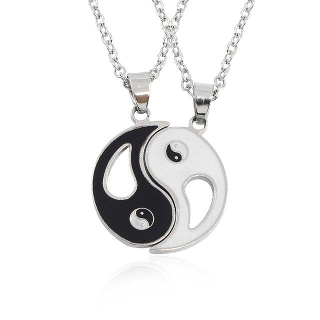 Romantic Best Friends Honey Love Couple Pendant Necklace - Symbolize Your Unbreakable Friendship
