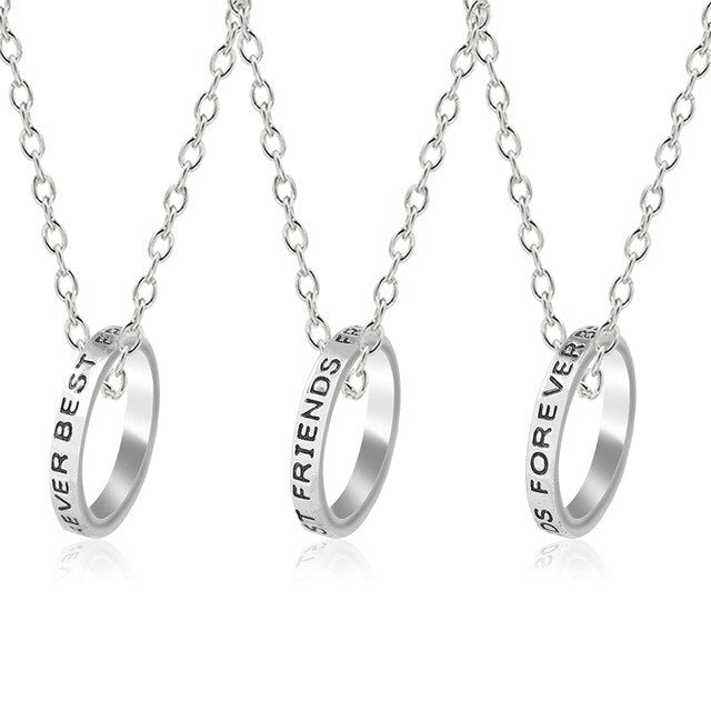 Romantic Best Friends Honey Love Couple Pendant Necklace - Symbolize Your Unbreakable Friendship