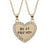 Romantic Best Friends Honey Love Couple Pendant Necklace - Symbolize Your Unbreakable Friendship