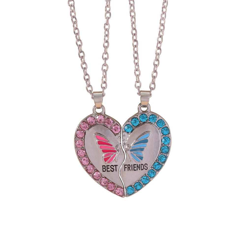 Romantic Best Friends Honey Love Couple Pendant Necklace - Symbolize Your Unbreakable Friendship