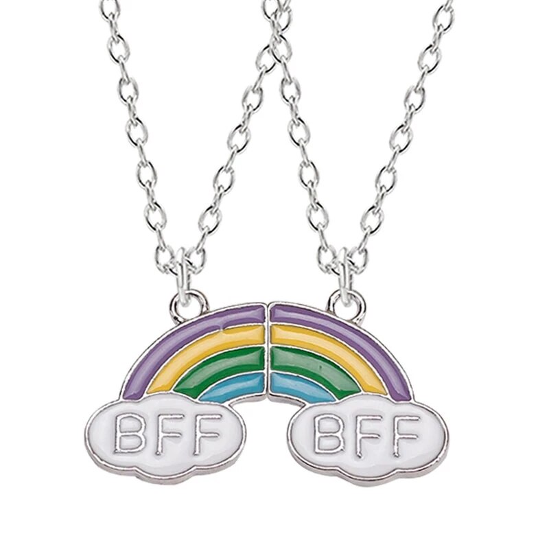Romantic Best Friends Honey Love Couple Pendant Necklace - Symbolize Your Unbreakable Friendship