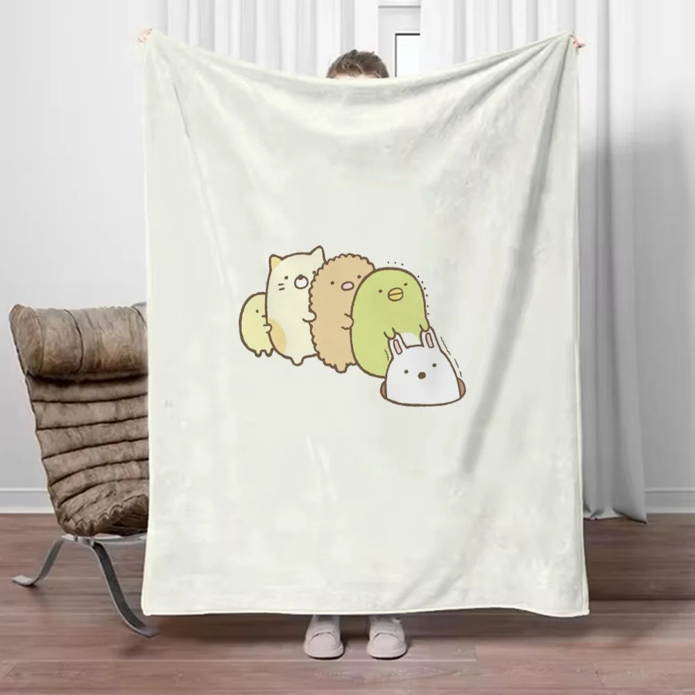 Sumikko Gurashi Versatile Throw: Blanket, Beach Towel & More!