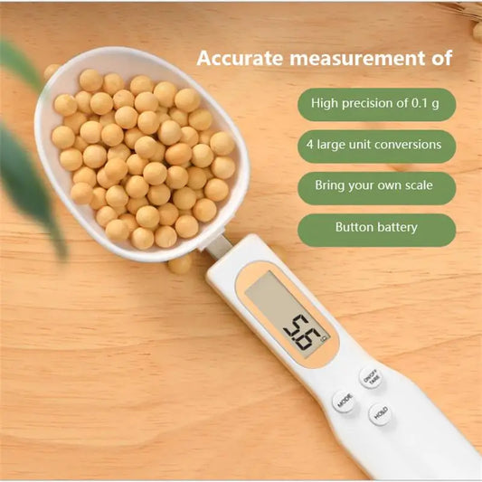 1Pc Digital Spoon Scale (g) - Adjustable Measuring Spoon, Kitchen Scale, Coffee Powder Scale, Baking Scale