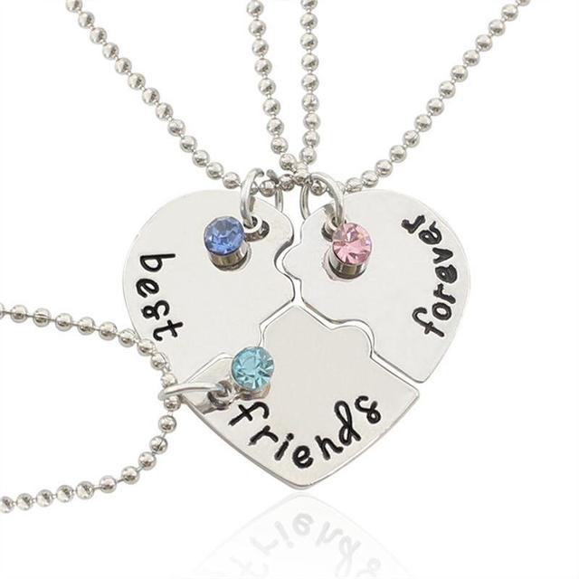 Romantic Best Friends Honey Love Couple Pendant Necklace - Symbolize Your Unbreakable Friendship