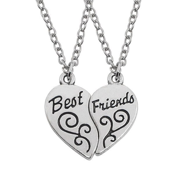 Romantic Best Friends Honey Love Couple Pendant Necklace - Symbolize Your Unbreakable Friendship