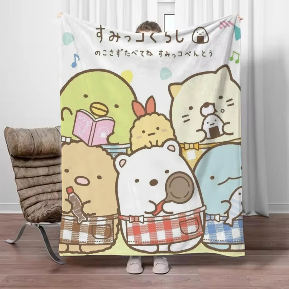 Sumikko Gurashi Versatile Throw: Blanket, Beach Towel & More!