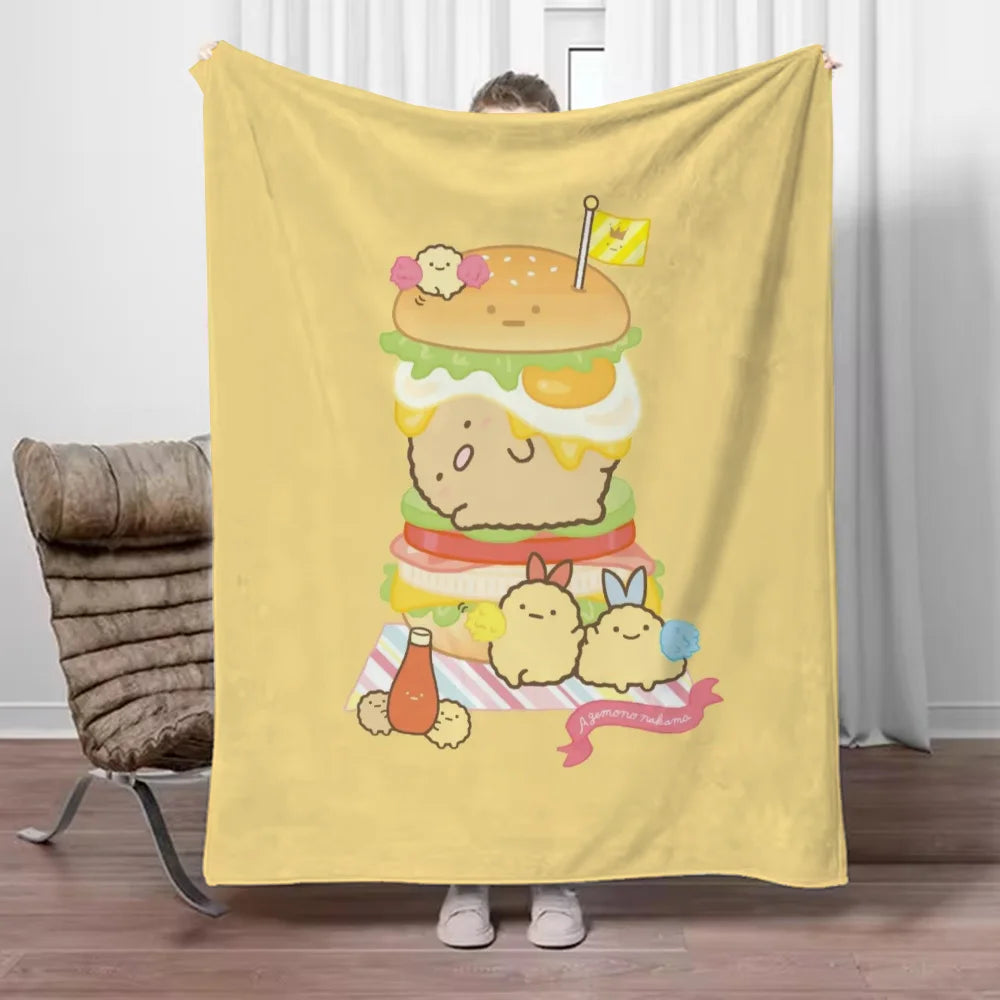 Sumikko Gurashi Versatile Throw: Blanket, Beach Towel & More!