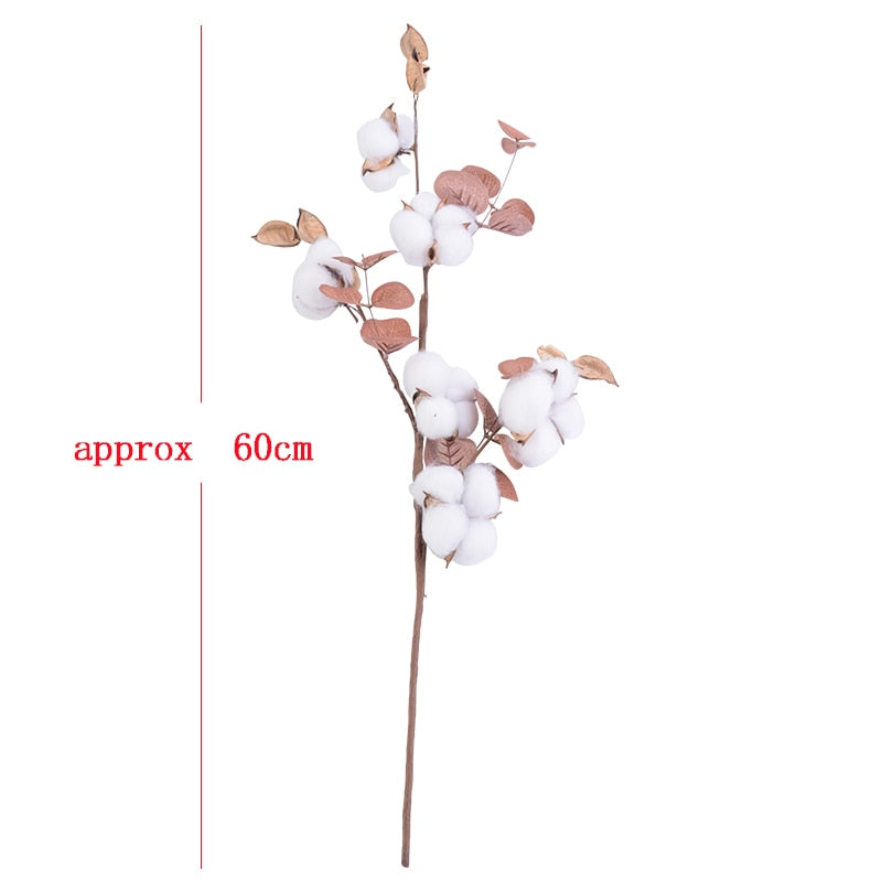 Natural Cotton Artificial Flower - 1 Piece - Little Eudora