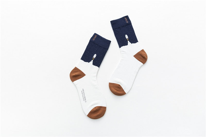 Unisex Painting Style Patterns Unisex Socks - 1 Pair - Little Eudora