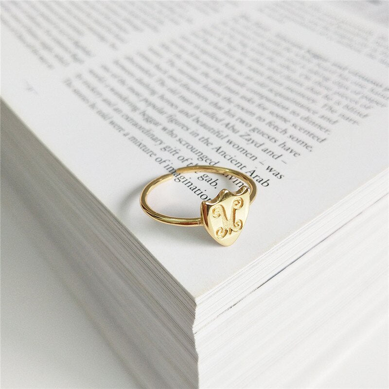 925 Sterling Silver Resizable Ring Moon Star