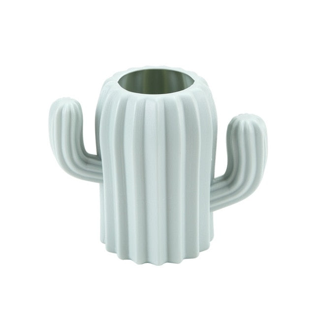 Plastic Flower Vase Decoration Home White Vases Imitation Ceramic Vase Flower Pot Decoration Nordic Style Flower Basket