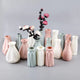 Nordic Style Plastic Flower Vase Ceramic Lookalike