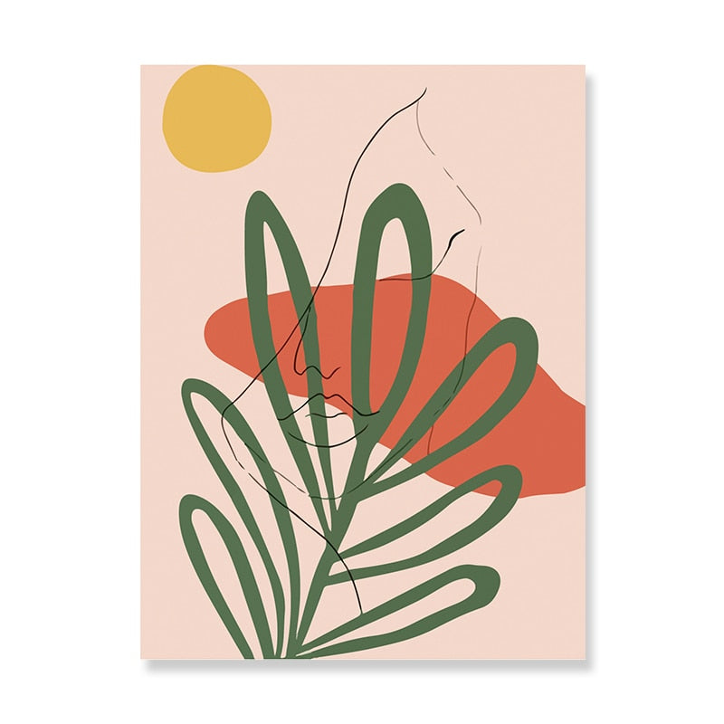 Scandinavia Abstract Still Life Figure Wall Art - Little Eudora