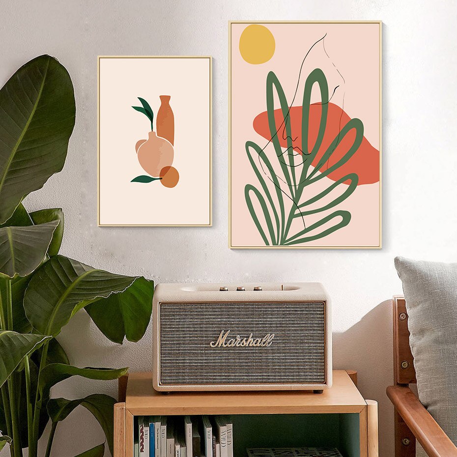 Scandinavia Abstract Still Life Figure Wall Art - Little Eudora