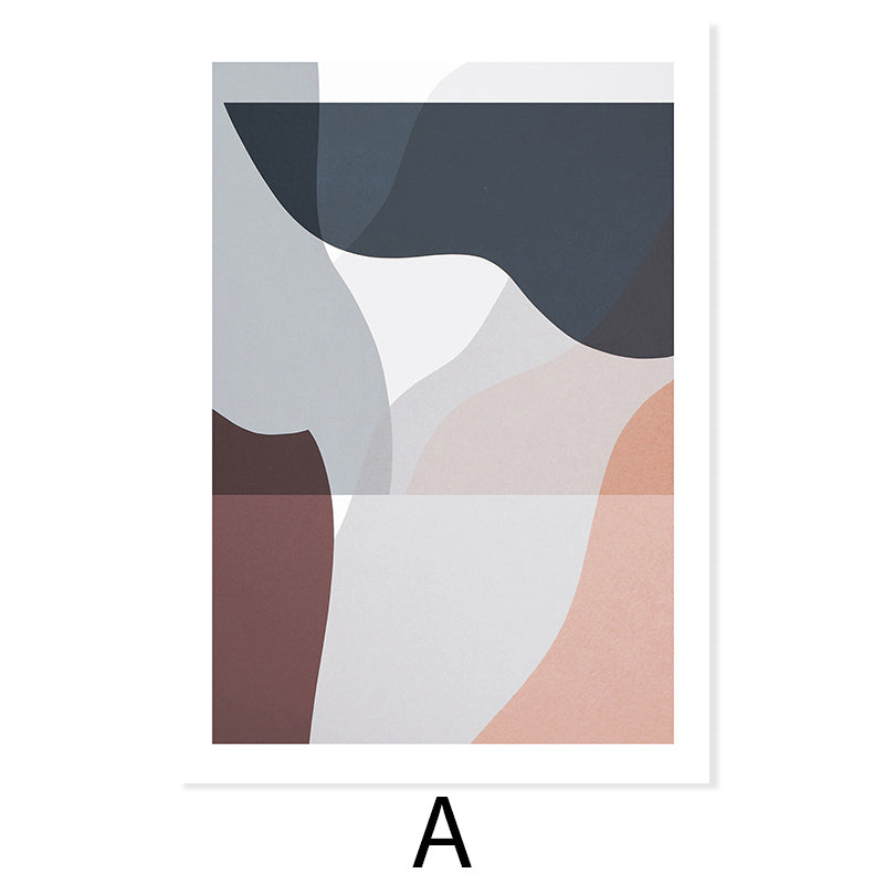 Beige Trendy Colors Minimalist Line Wall Art - Little Eudora
