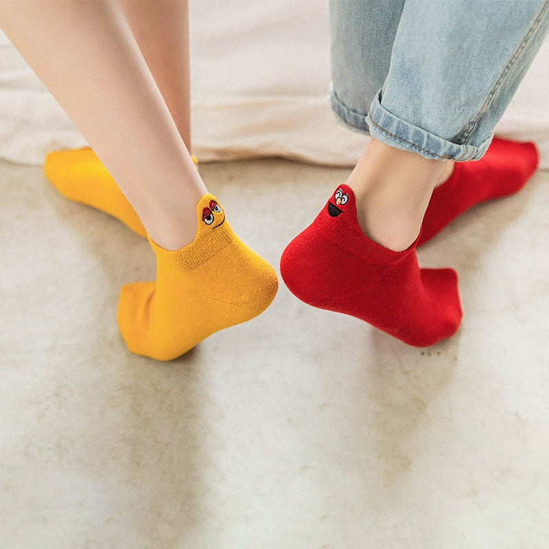 Fashion Ankle Socks - 4 Pairs - Little Eudora