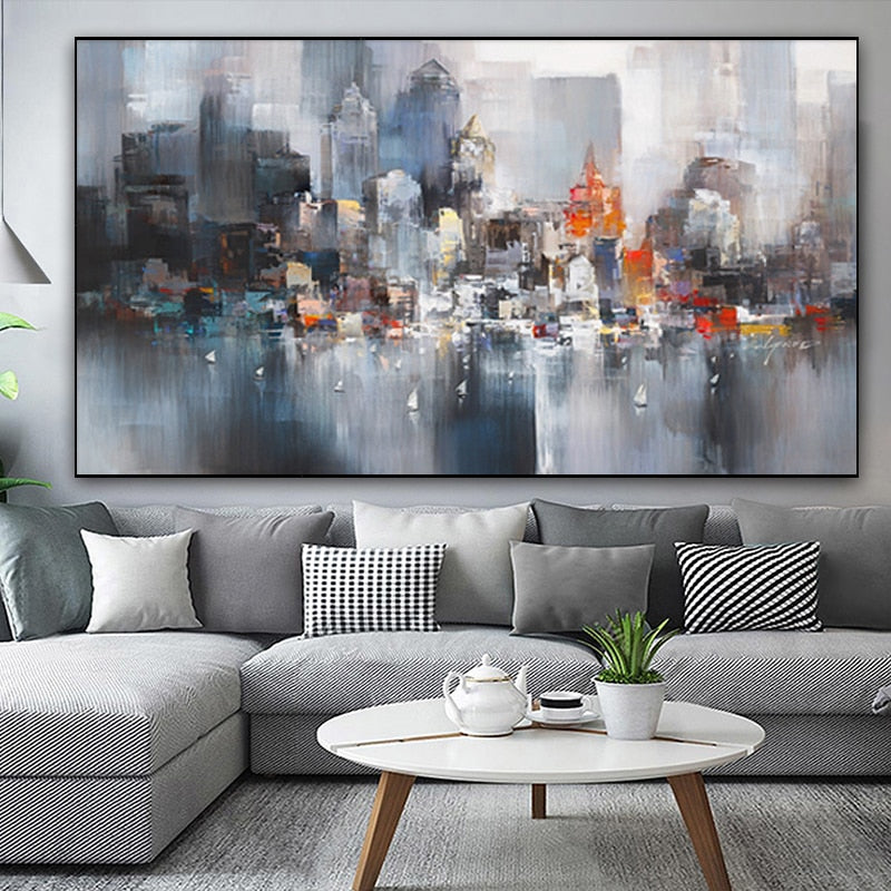 City Building Rain Boat Scenery - Little Eudora