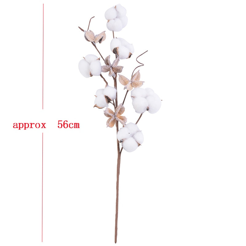 Natural Cotton Artificial Flower - 1 Piece - Little Eudora