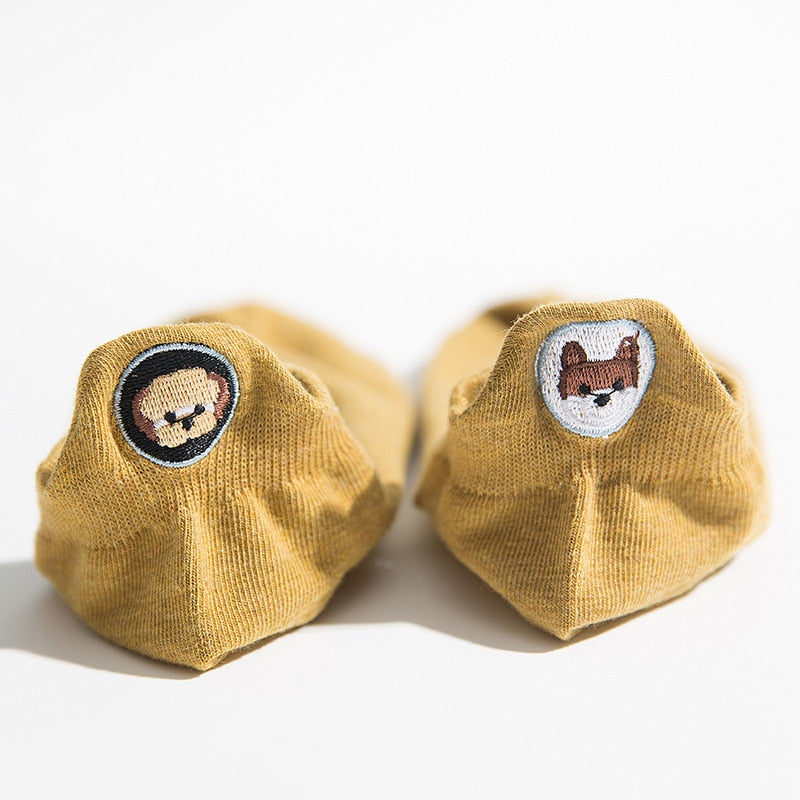 Animal print socks funny cute korean style Socks - 1 Pair - Little Eudora