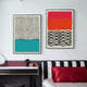 Modern Multicolored Abstract Geometric