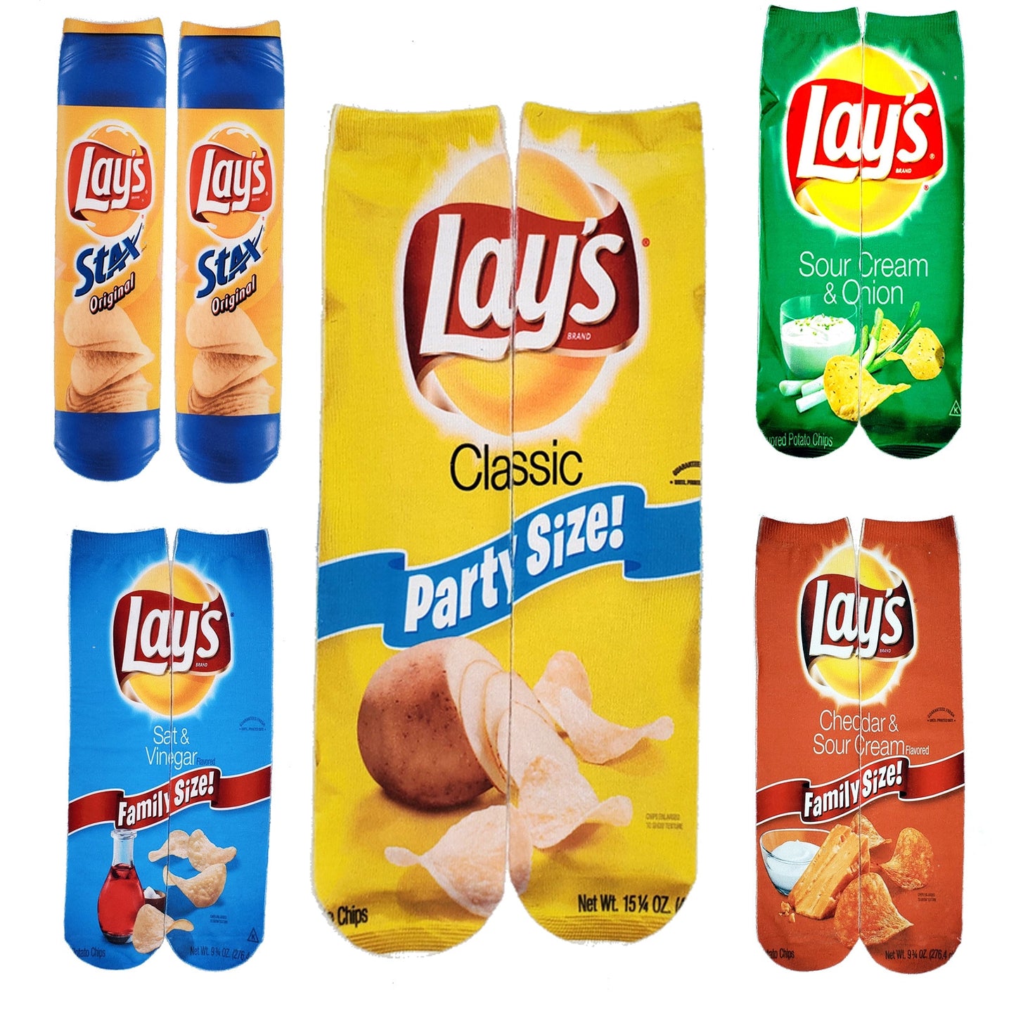 Snacks Cotton Socks - 1 Pair - Little Eudora