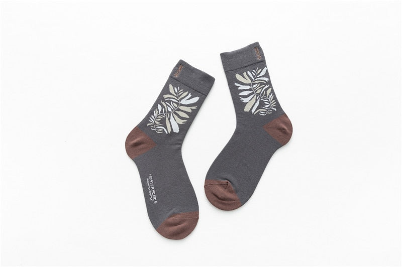 Unisex Harajuku Colorful Full Socks -1 Pair - Little Eudora