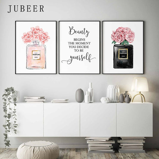 Perfume Bottle Wall Art - Little Eudora
