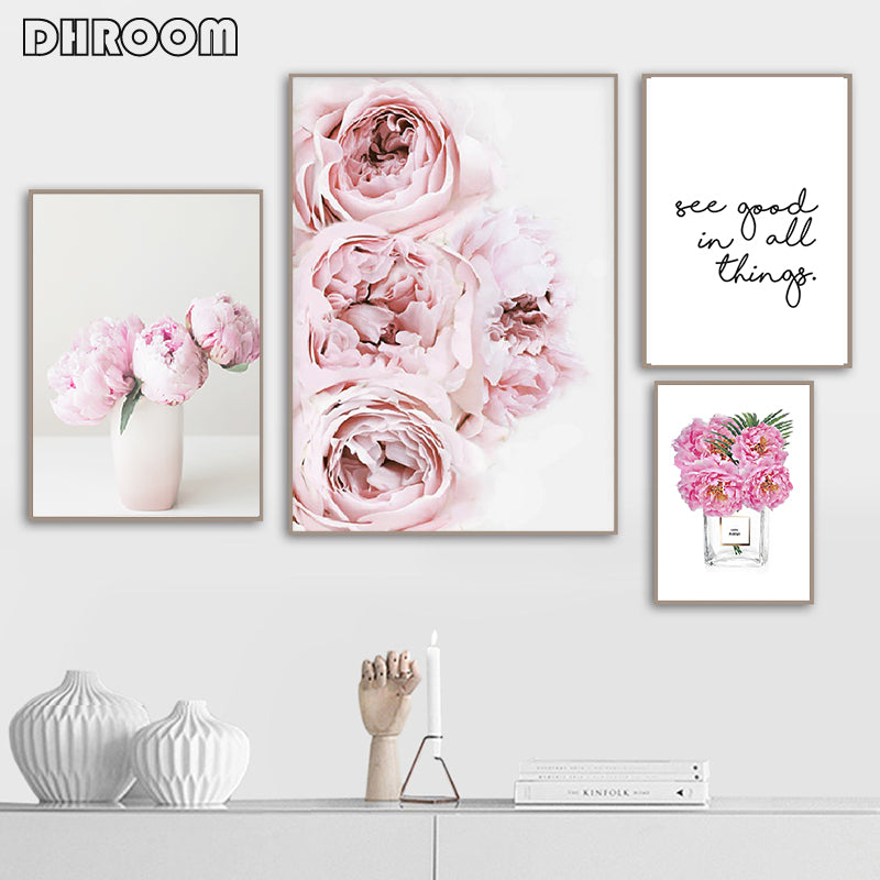 Nordic Decor Pink Peony love - Little Eudora