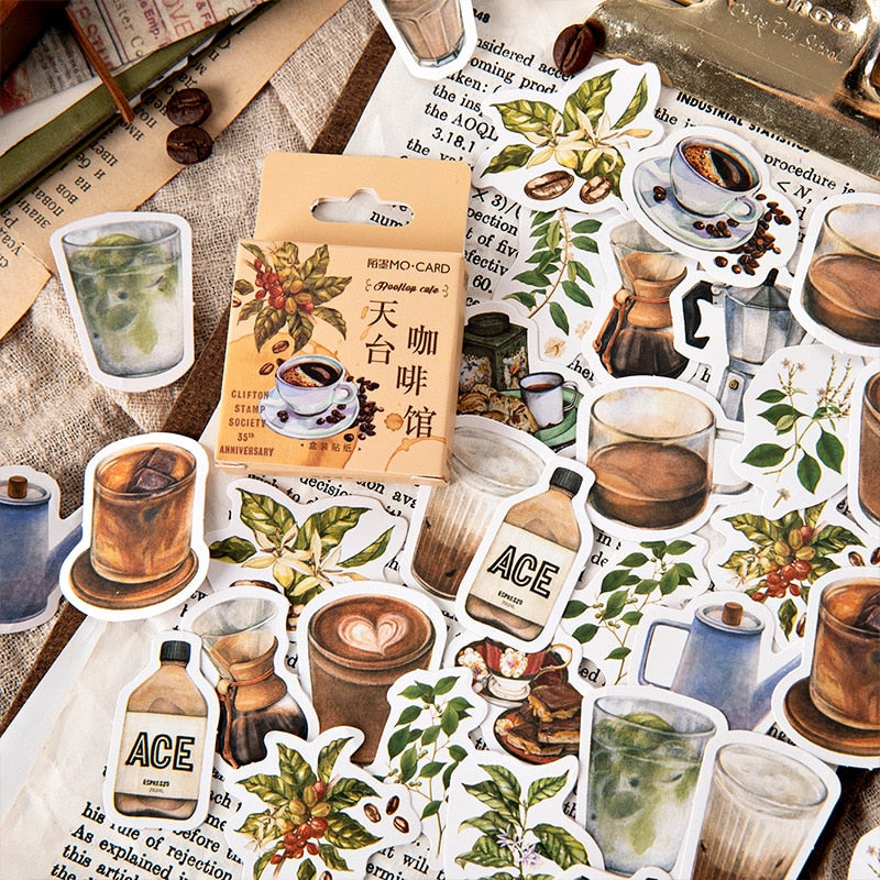 Paint Stationery Sticker Totem Memo Stickers 46pcs/box
