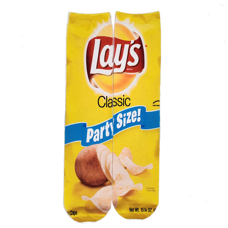 Snacks Cotton Socks - 1 Pair - Little Eudora