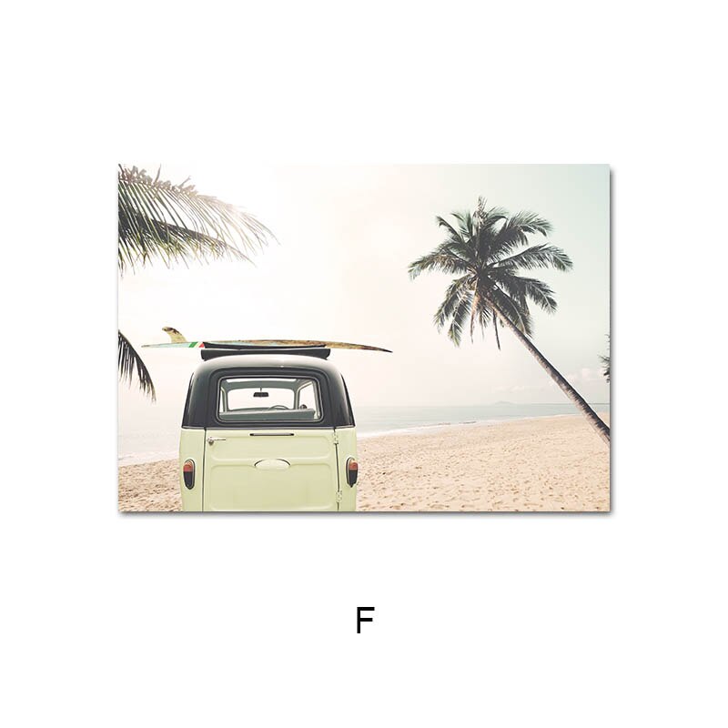 Tropical Summer Sea Beach Travel Wall Art - Little Eudora