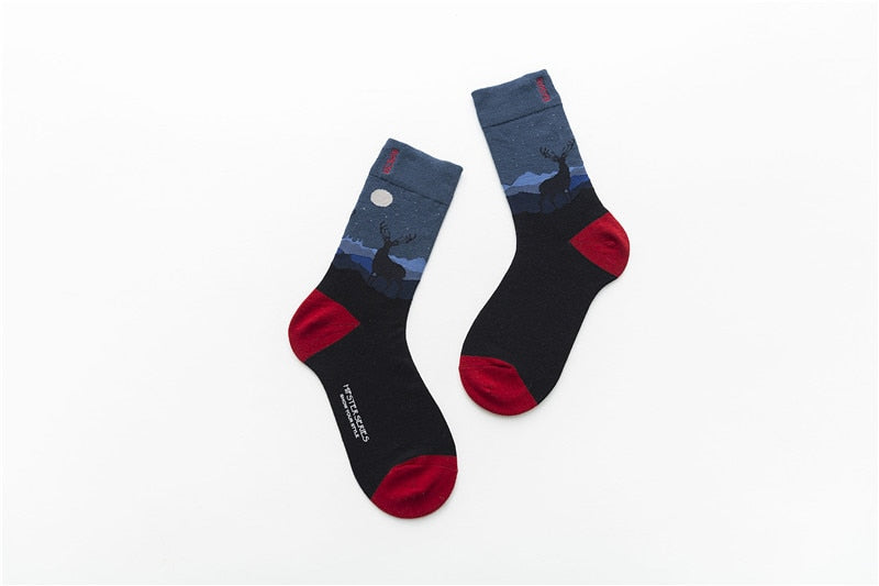 Unisex Painting Style Patterns Unisex Socks - 1 Pair - Little Eudora