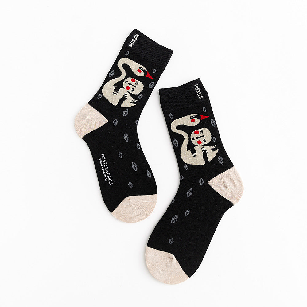 Harajuku funny Unisex Socks - 1 Pair - Little Eudora