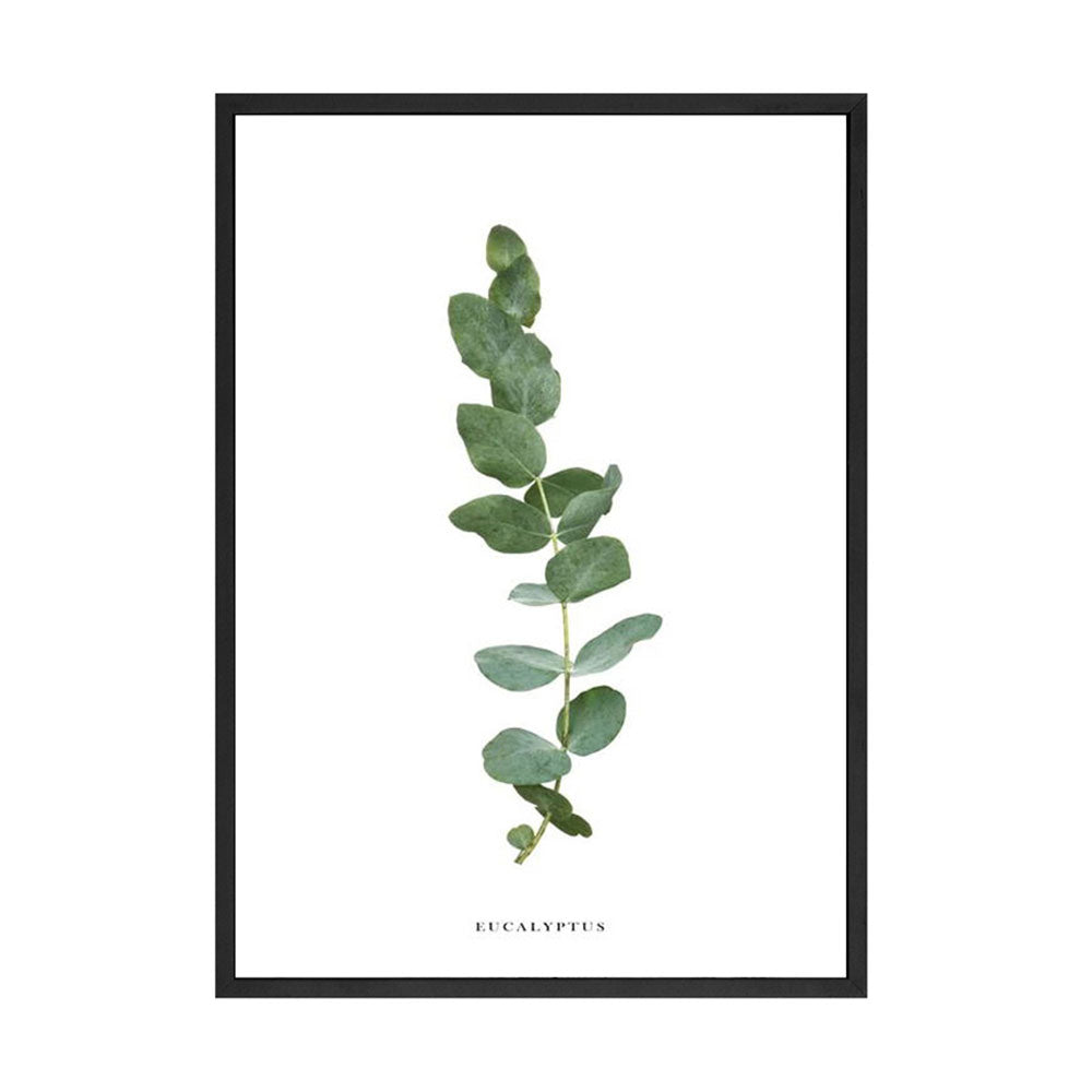 Scandinavian Green Leaves and Cactus Wall Art - Little Eudora