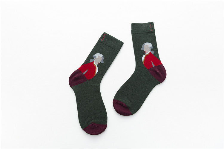 Unisex Painting Style Patterns Unisex Socks - 1 Pair - Little Eudora