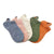 Embroidered Expression Women Socks - 5 Pairs - Little Eudora