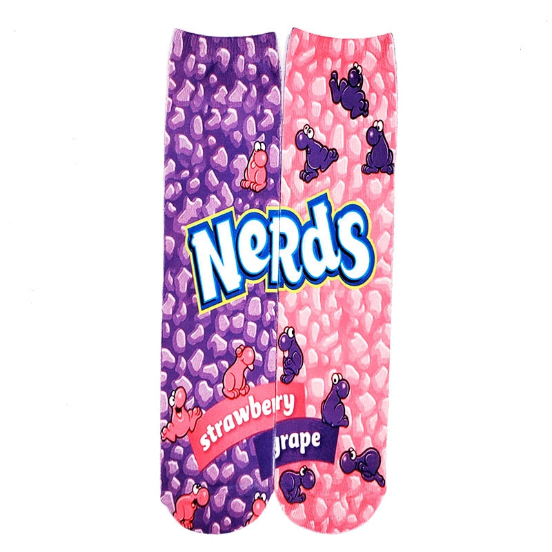 Snacks Cotton Socks - 1 Pair - Little Eudora