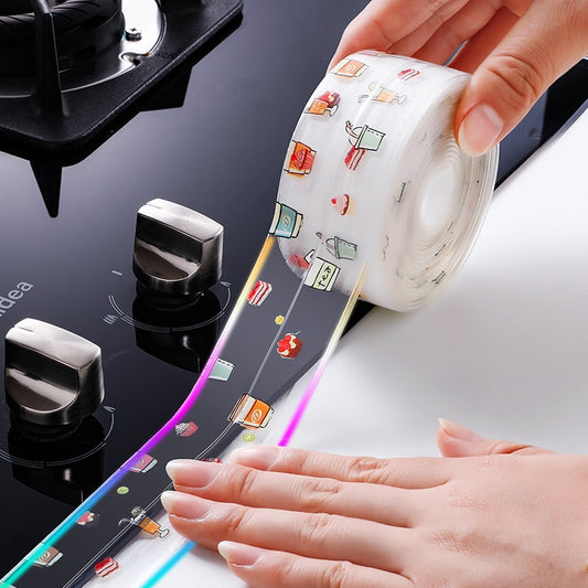 Bathroom Shower Sink Bath Sealing Strip Stickers Waterproof Wall Sticker for Kitchen Anti-mold Tape Self-adhesive Seam Stickers