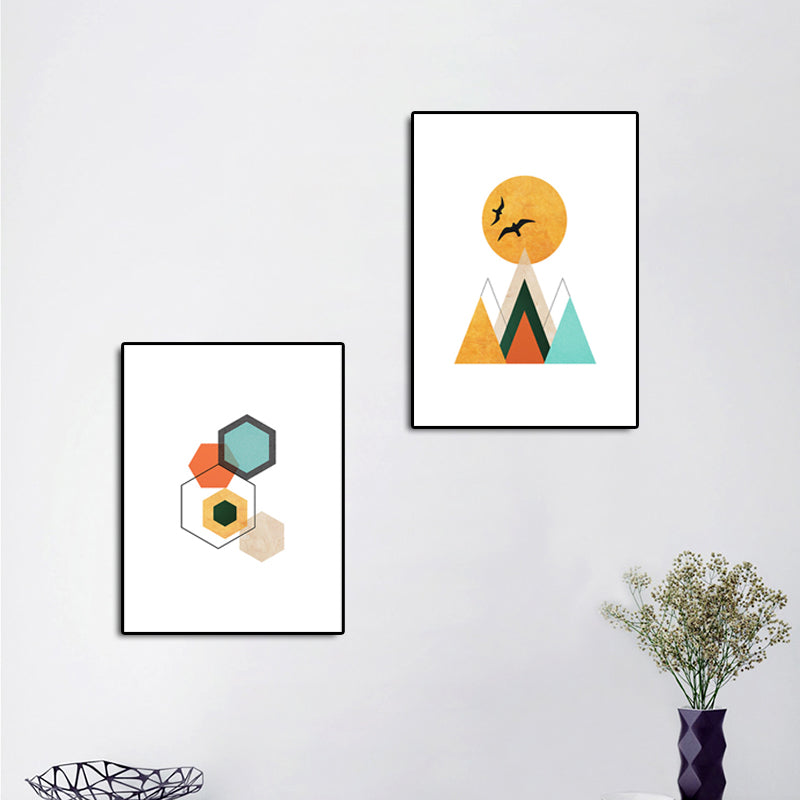Geometric Multicolored Abstract Art - Little Eudora