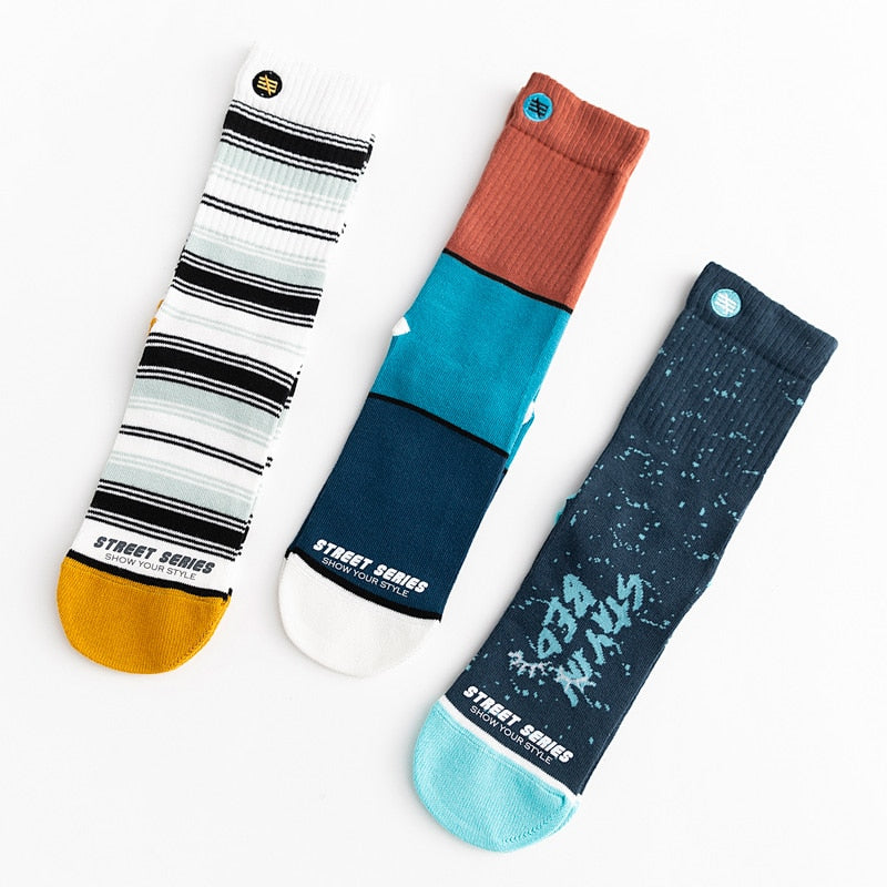 Unisex Street Fashion Happy Socks - 1 Pair - Little Eudora