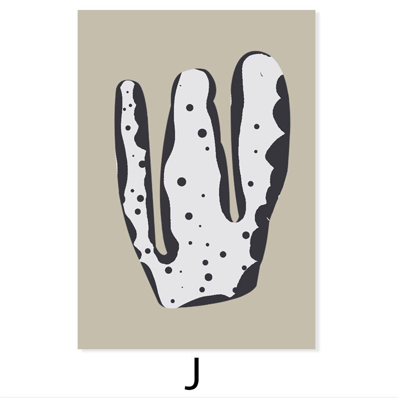 Beige Trendy Colors Minimalist Line Wall Art - Little Eudora