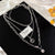 New Trendy Metal Ball Coin Cross Pendant Multi-layer Punk  Design Long Chain Necklace For Women men Jewelry Gifts