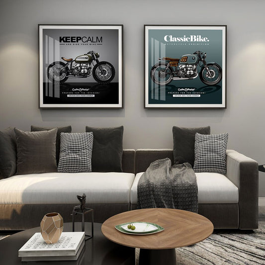 Vintage Poster Classic Motorcycle - Little Eudora