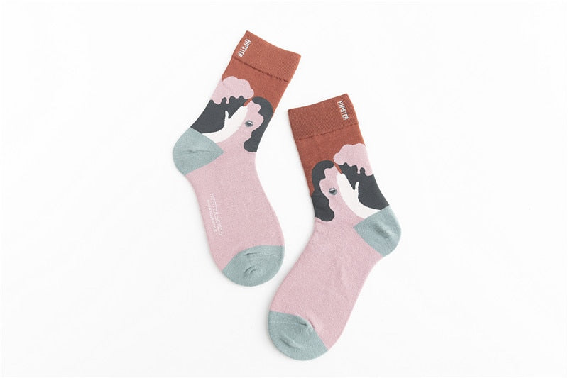 Unisex Painting Style Patterns Unisex Socks - 1 Pair - Little Eudora