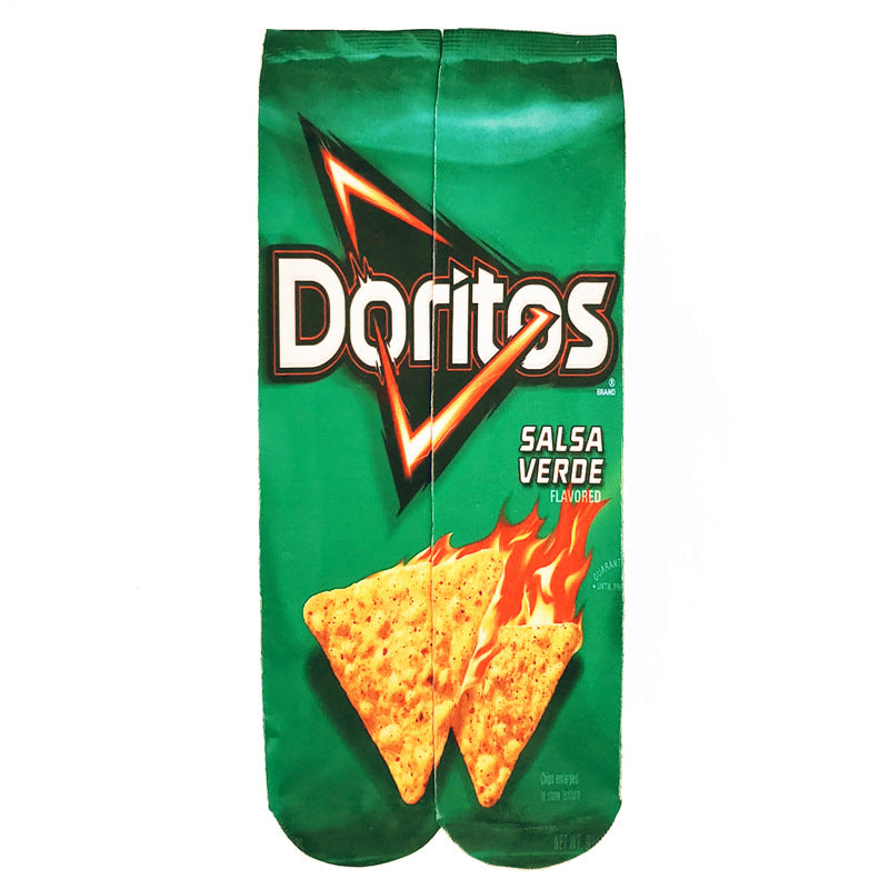 Snacks Cotton Socks - 1 Pair - Little Eudora